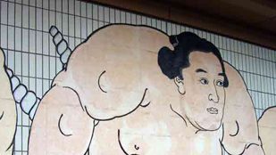 The May Grand Sumo Tournament on in Tokyo
